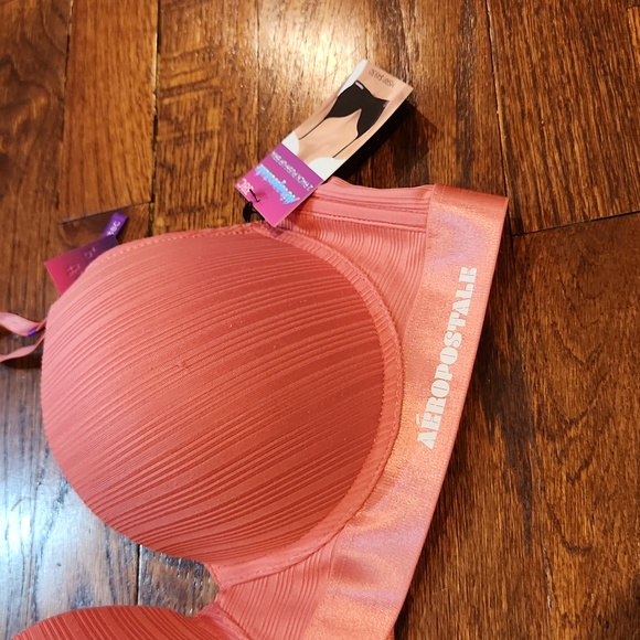 Orange Ribbed Bra - Picture 3 of 9